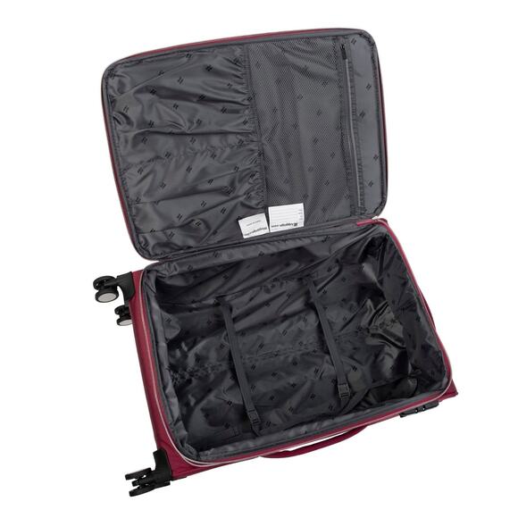 it luggage Expectant 28" Softside Checked 8 Wheel Expandable Spinner, Red - Picture 6 of 7